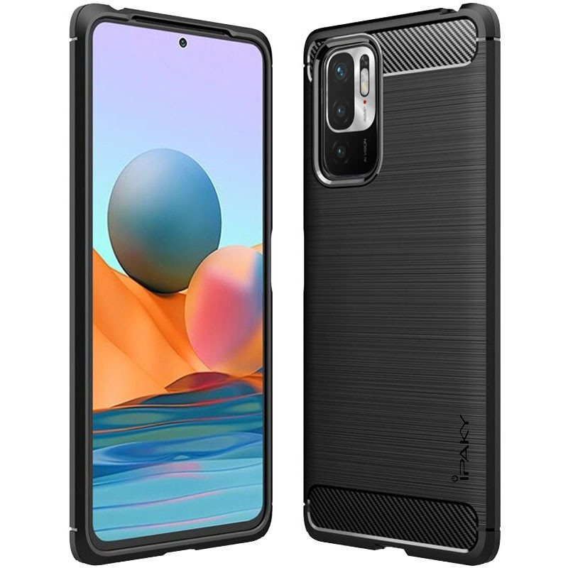 

TPU чохол iPaky Slim Series для Xiaomi Redmi Note 10 5G (Чорний)