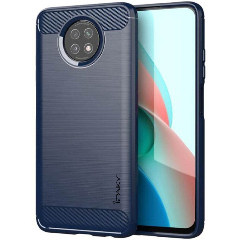 

TPU чохол iPaky Slim Series для Xiaomi Redmi Note 9 5G (Синій)