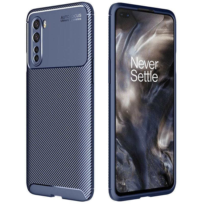 

TPU чехол Kaisy Series для OnePlus Nord Синий (161245)
