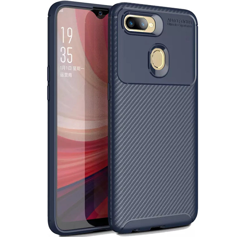 

TPU чехол Kaisy Series для Oppo A5s Синий (161291)