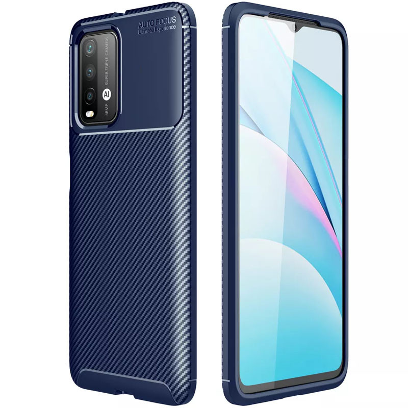 

TPU чехол Kaisy Series для Xiaomi Redmi Note 9 4G Синий (161263)