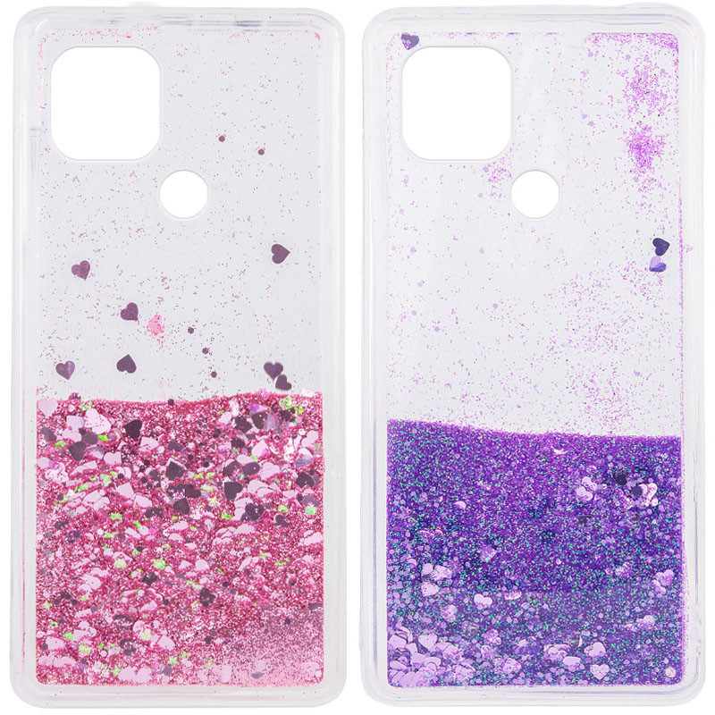 

TPU чехол Liquid hearts для Oppo A15s / A15 (170390)