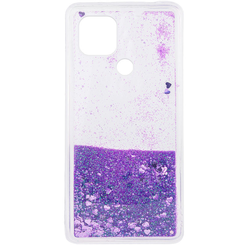 

TPU чехол Liquid hearts для Oppo A15s / A15 Фиолетовый (170394)