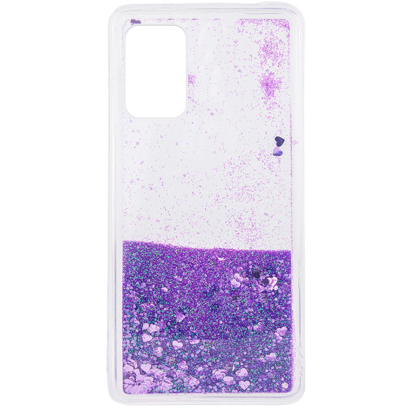 

TPU чехол Liquid hearts для Samsung Galaxy A52 4G / A52 5G / A52s Фиолетовый (172859)
