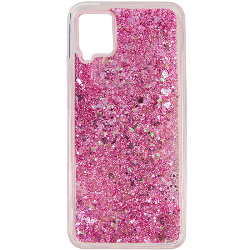

TPU чехол Liquid hearts для Samsung Galaxy M32 Розовый (192865)