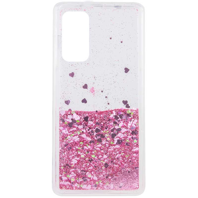 

TPU чехол Liquid hearts для Xiaomi Mi 10T / Mi 10T Pro Розовый (154568)
