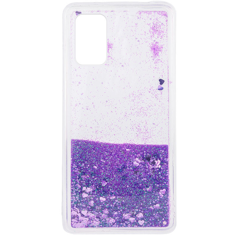 

TPU чехол Liquid hearts для Xiaomi Poco M3 Фиолетовый (170419)