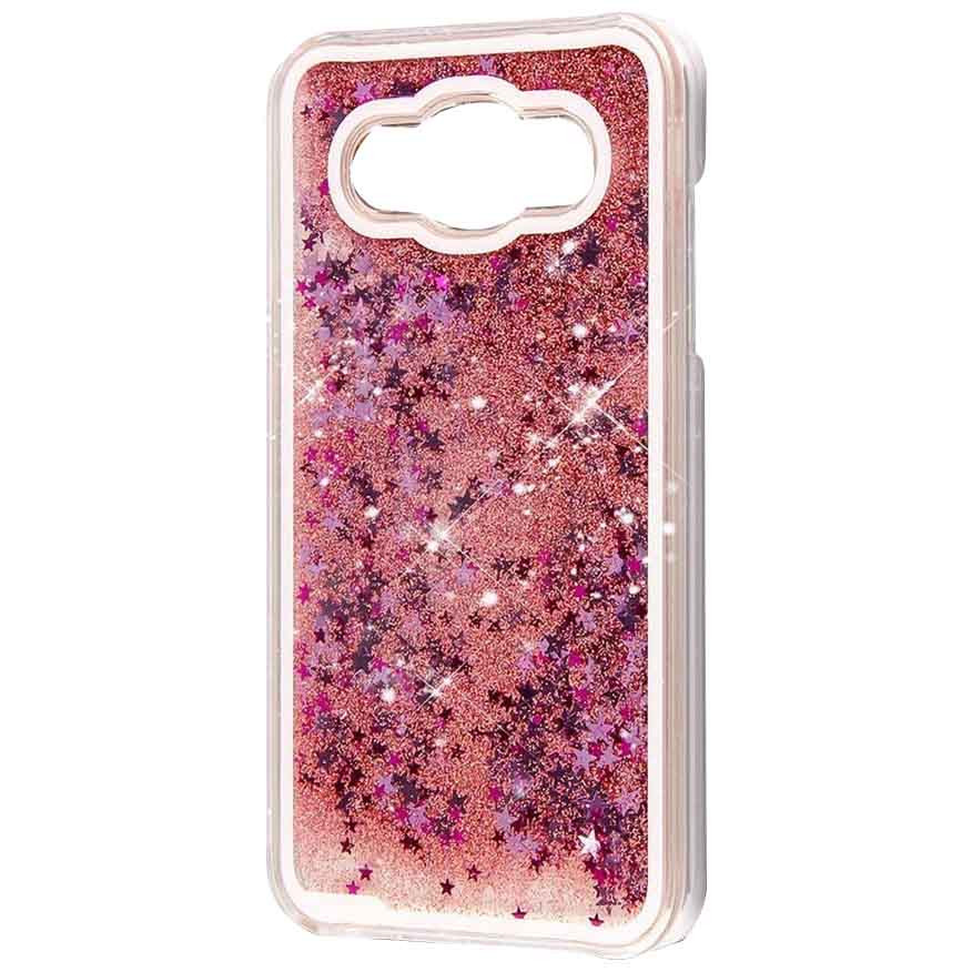 

TPU чехол Liquid Stars для Samsung J510F Galaxy J5 (2016) Розовый (161125)