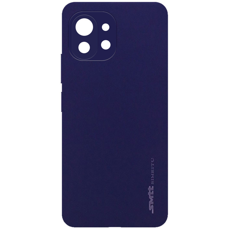 

TPU чехол матовый SMTT для Xiaomi Mi 11 Lite Синий (soft touch) (181272)