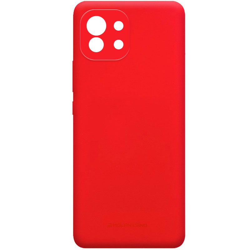 

TPU чехол Molan Cano Smooth для Xiaomi Mi 11 Красный (161616)