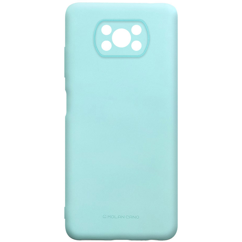 

TPU чехол Molan Cano Smooth для Xiaomi Poco X3 Pro Бирюзовый (150794)