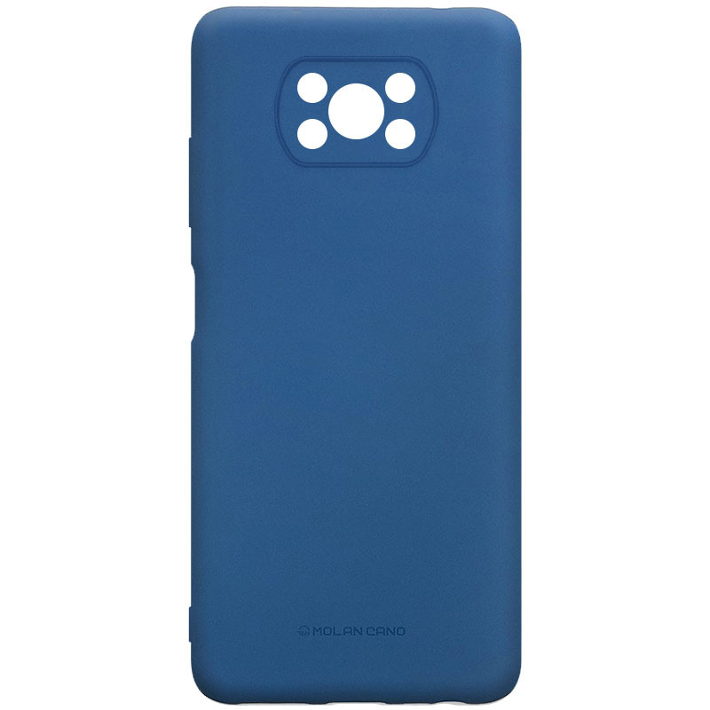 

TPU чехол Molan Cano Smooth для Xiaomi Poco X3 Pro Синий (150800)