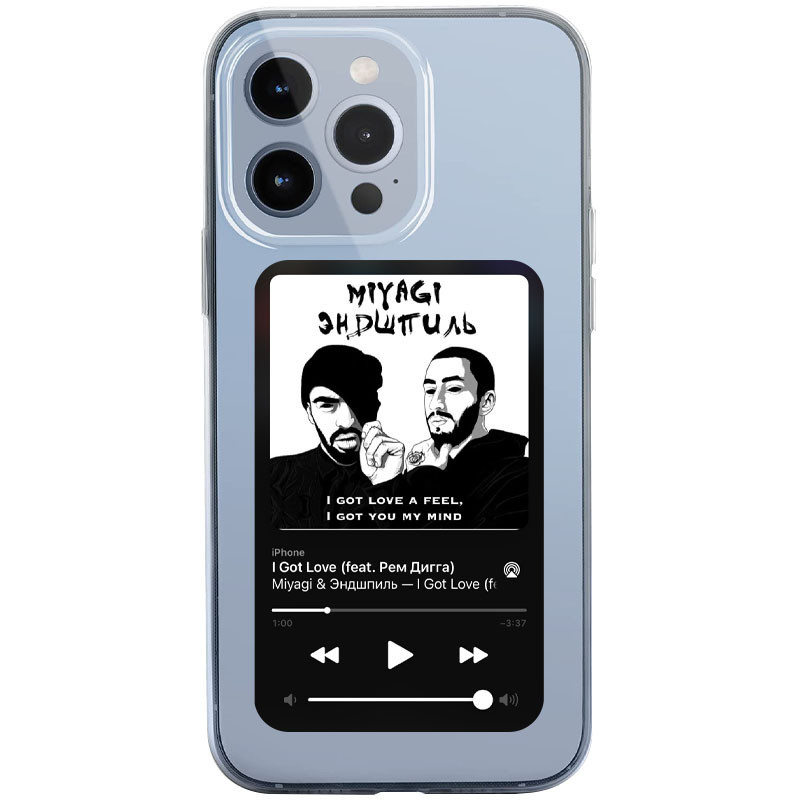 

TPU чехол Music style для Apple iPhone 12 Pro / 12 (6.1") Miyagi (198518)