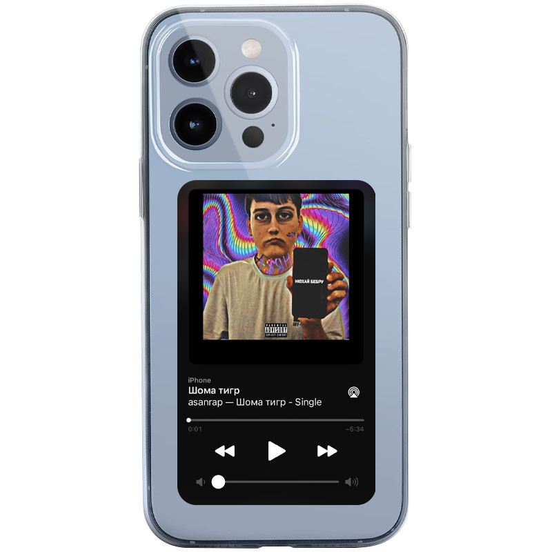 

TPU чехол Music style для Apple iPhone 13 Pro (6.1") Asanrap (198459)