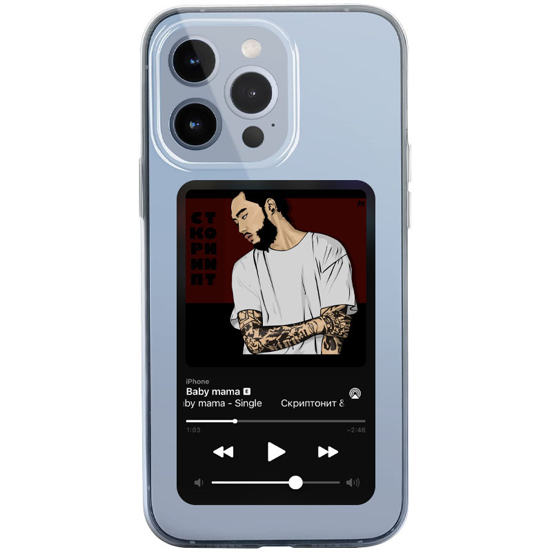 

TPU чехол Music style для Apple iPhone 13 Pro (6.1") Screeptonite (198467)