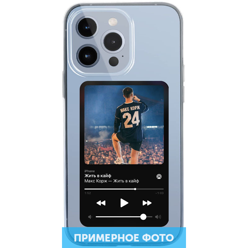 

TPU чехол Music style для Apple iPhone X / XS (5.8") Maxkorzh (198626)