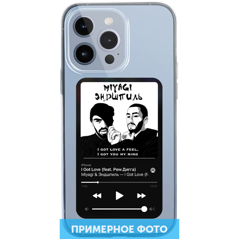 

TPU чехол Music style для Apple iPhone XS Max (6.5") Miyagi (198650)