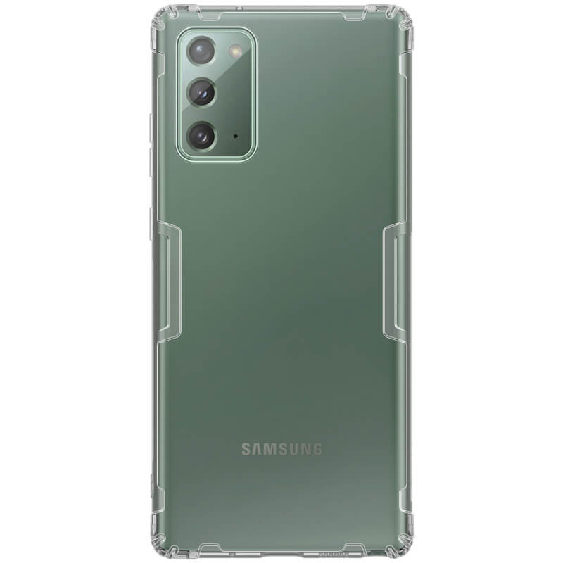 

TPU чехол Nillkin Nature Series для Samsung Galaxy Note 20 Серый (прозрачный) (164648)