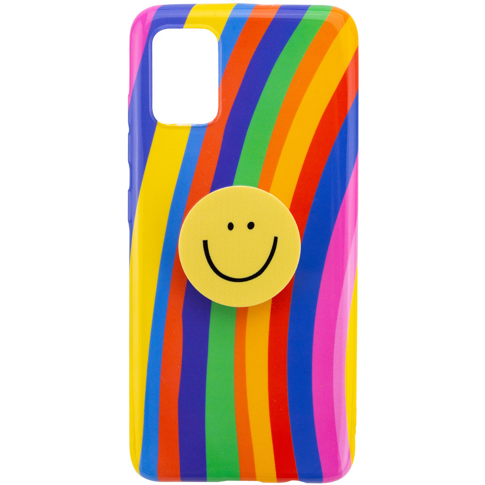 

TPU чехол Rainbow с держателем для телефона (набор) для Samsung Galaxy A51 (183740)
