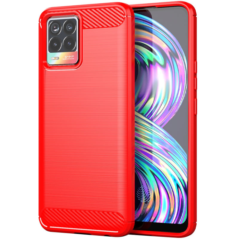 

TPU чехол Slim Series для Oppo A54 4G Красный (184489)