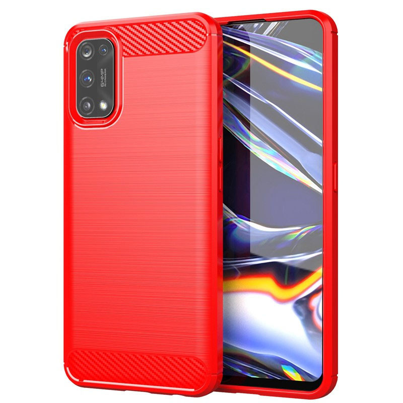 

TPU чехол Slim Series для Realme 7 Pro Красный (153787)