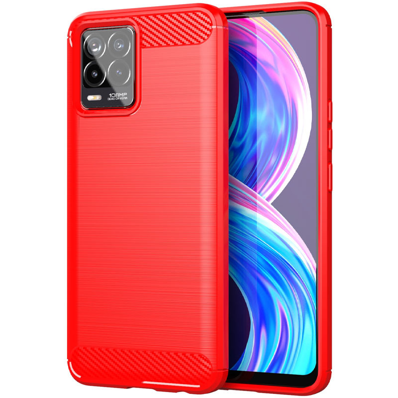 

TPU чехол Slim Series для Realme 8 / 8 Pro Красный (193299)