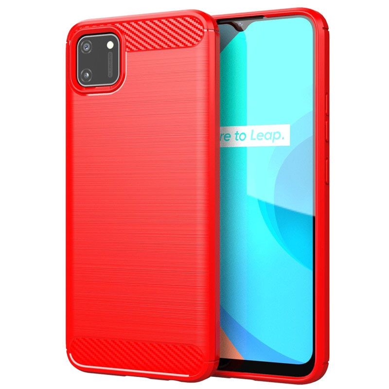 

TPU чехол Slim Series для Realme C11 (2021) Красный (193304)