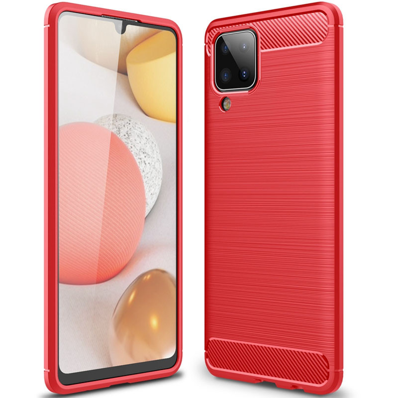 

TPU чехол Slim Series для Samsung Galaxy A12 Красный (161229)