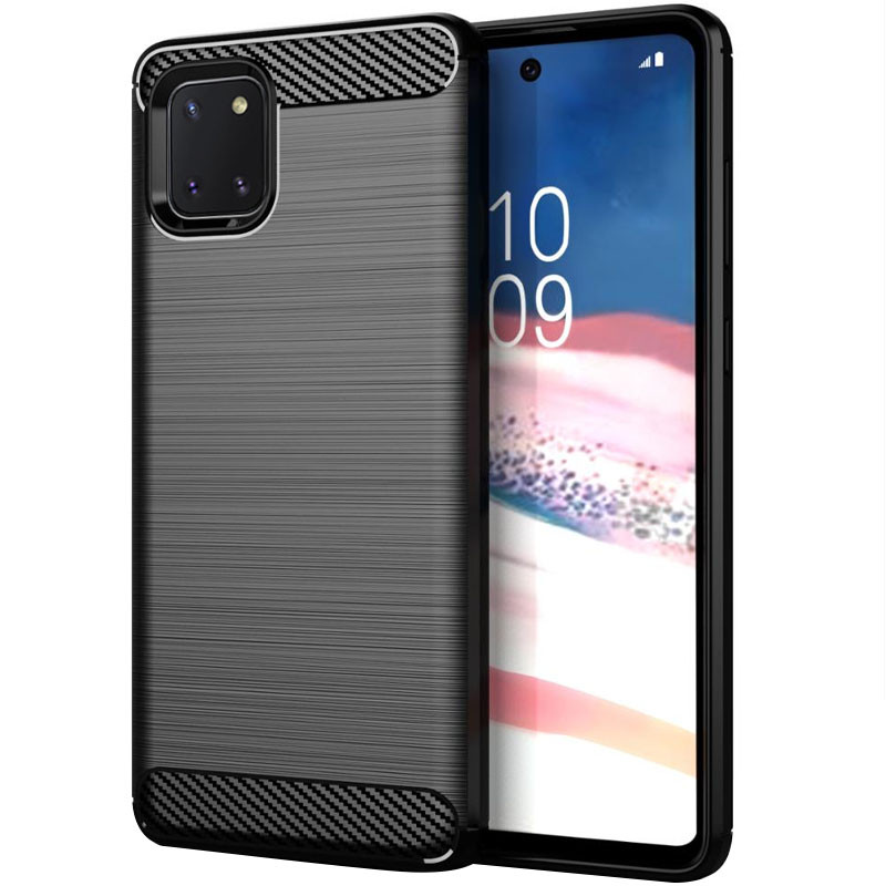 

TPU чохол Slim Series для Samsung Galaxy Note 10 Lite (A81) (Чорний)