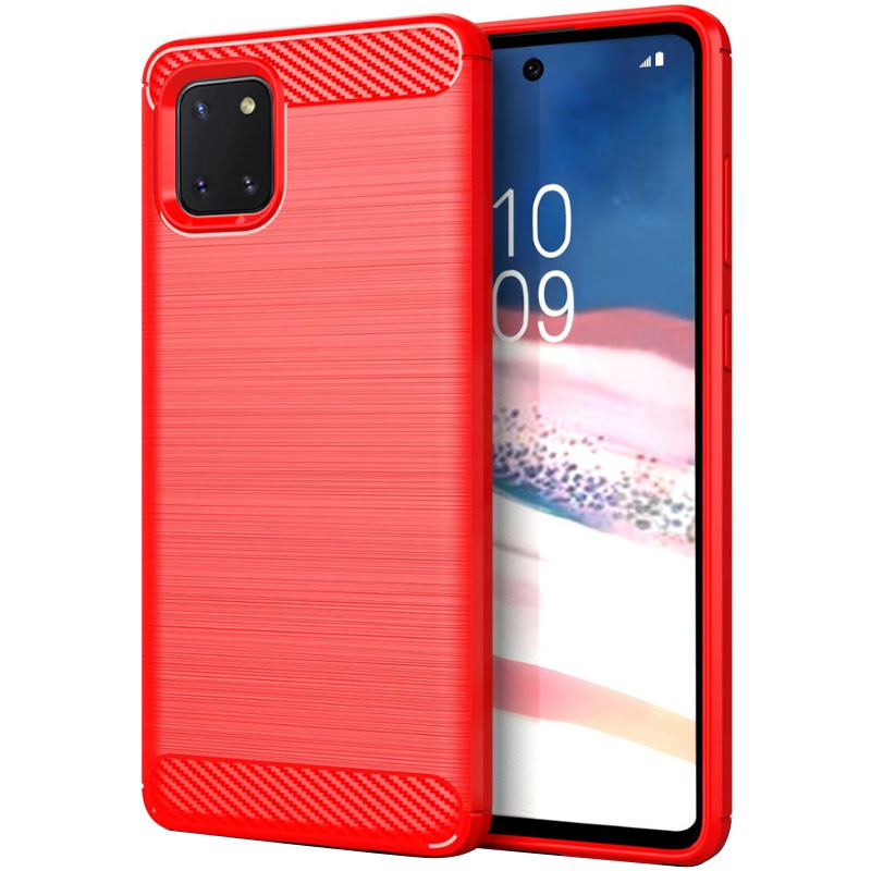 

TPU чехол Slim Series для Samsung Galaxy Note 10 Lite (A81) Красный (169989)