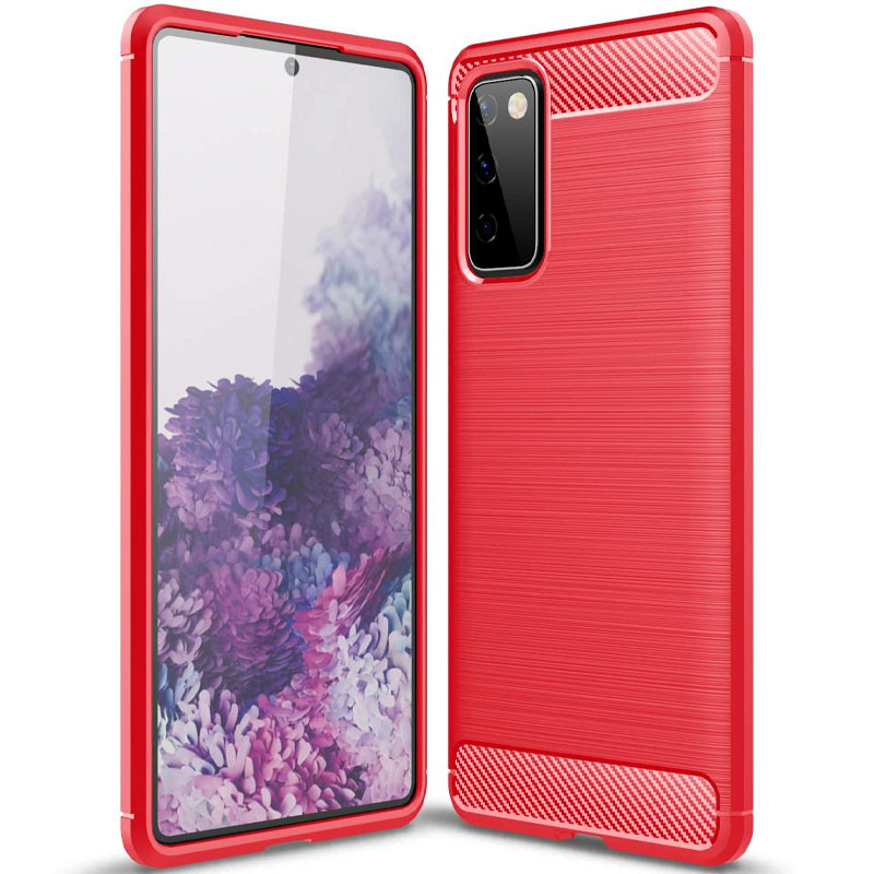 

TPU чехол Slim Series для Samsung Galaxy S20 FE Красный (150716)