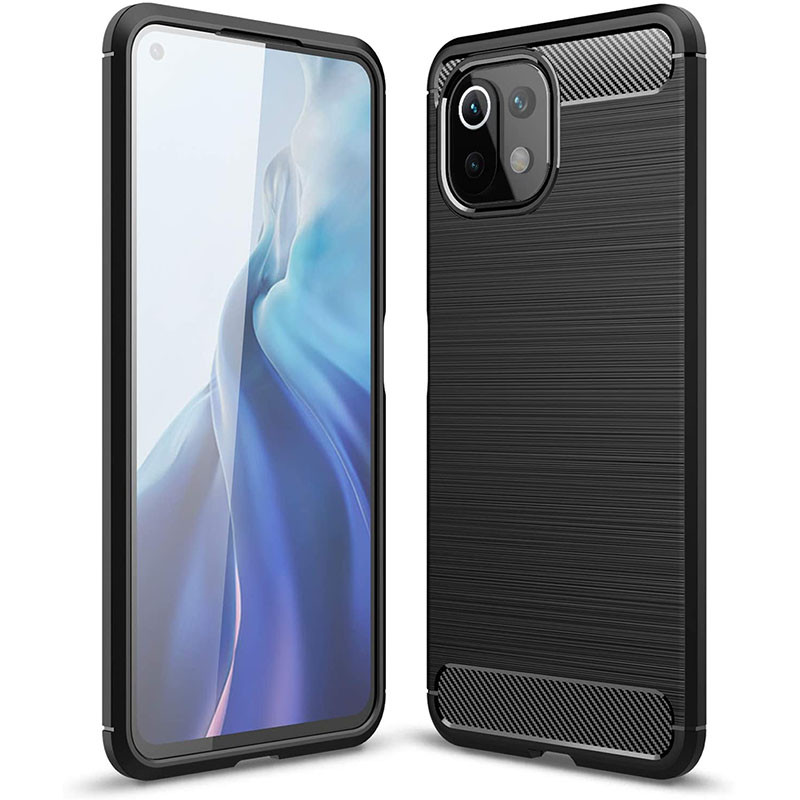 

TPU чехол Slim Series для Xiaomi Mi 11 Lite Черный (184507)