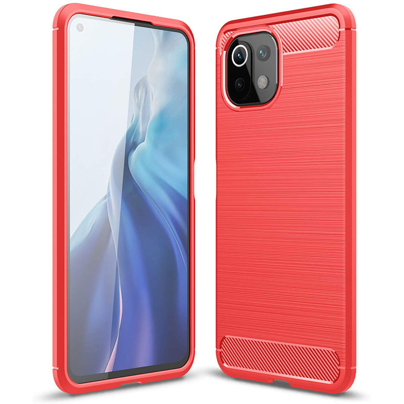 

TPU чехол Slim Series для Xiaomi Mi 11 Lite Красный (184504)