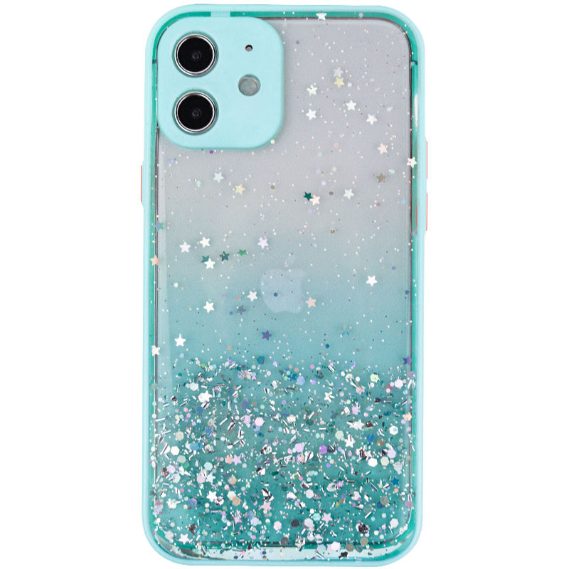 

TPU чехол Spangle star с защитой камеры для Apple iPhone 12 mini (5.4") Бирюзовый (201256)