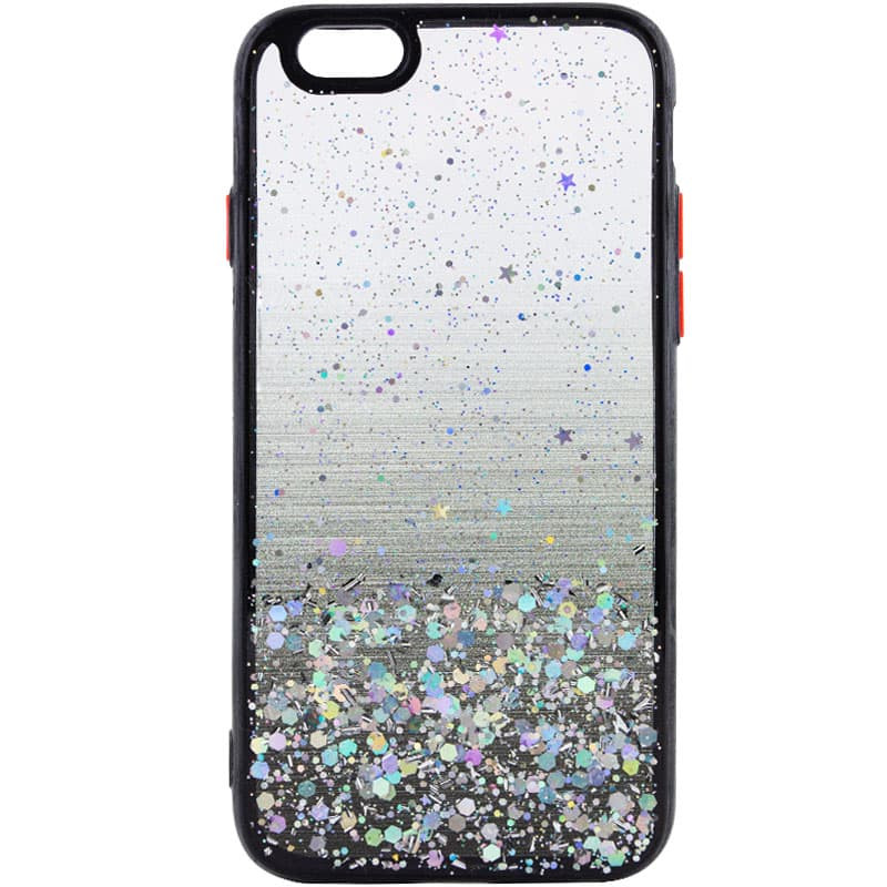 

TPU чехол Spangle star с защитой камеры для Apple iPhone 6/6s (4.7") Черный (201204)