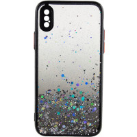 TPU чехол Spangle star с защитой камеры для Apple iPhone X / XS (5.8")