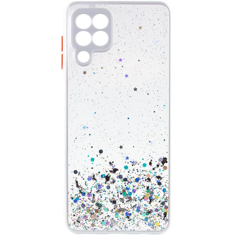 

TPU чохол Spangle star з захистом камери для Samsung Galaxy A12 (Білий)
