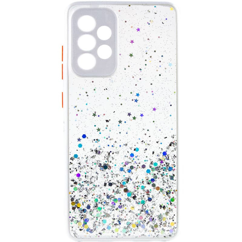 

TPU чехол Spangle star с защитой камеры для Samsung Galaxy A13 4G Белый (213607)