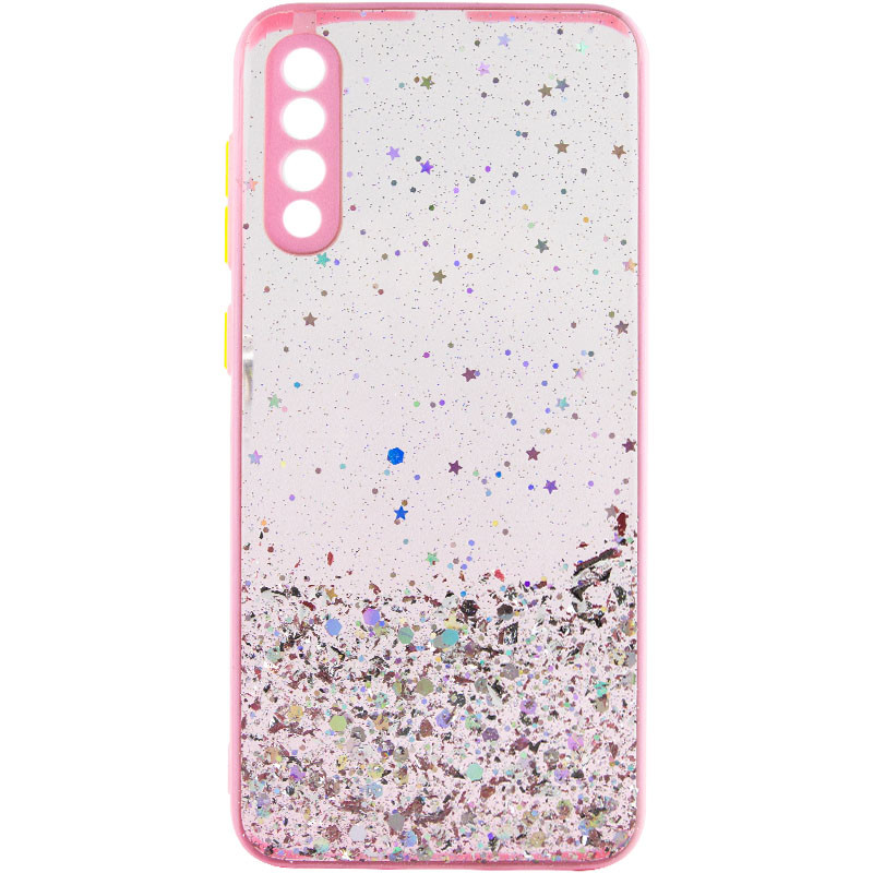 

TPU чехол Spangle star с защитой камеры для Samsung Galaxy A50 (A505F) / A50s / A30s Розовый (201076)