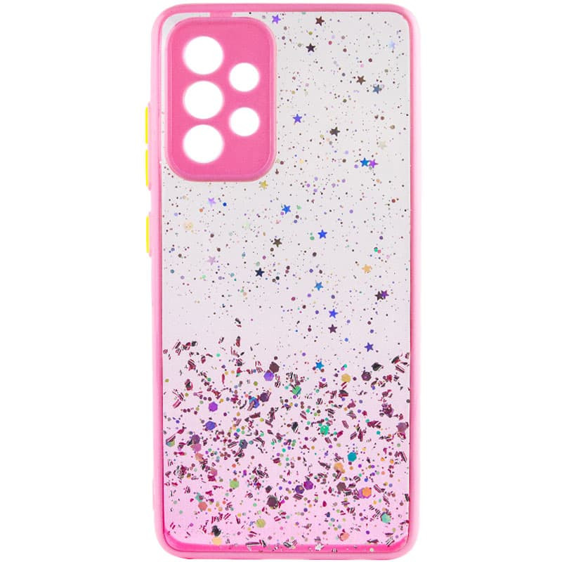 

TPU чехол Spangle star с защитой камеры для Samsung Galaxy A53 5G Розовый (213631)