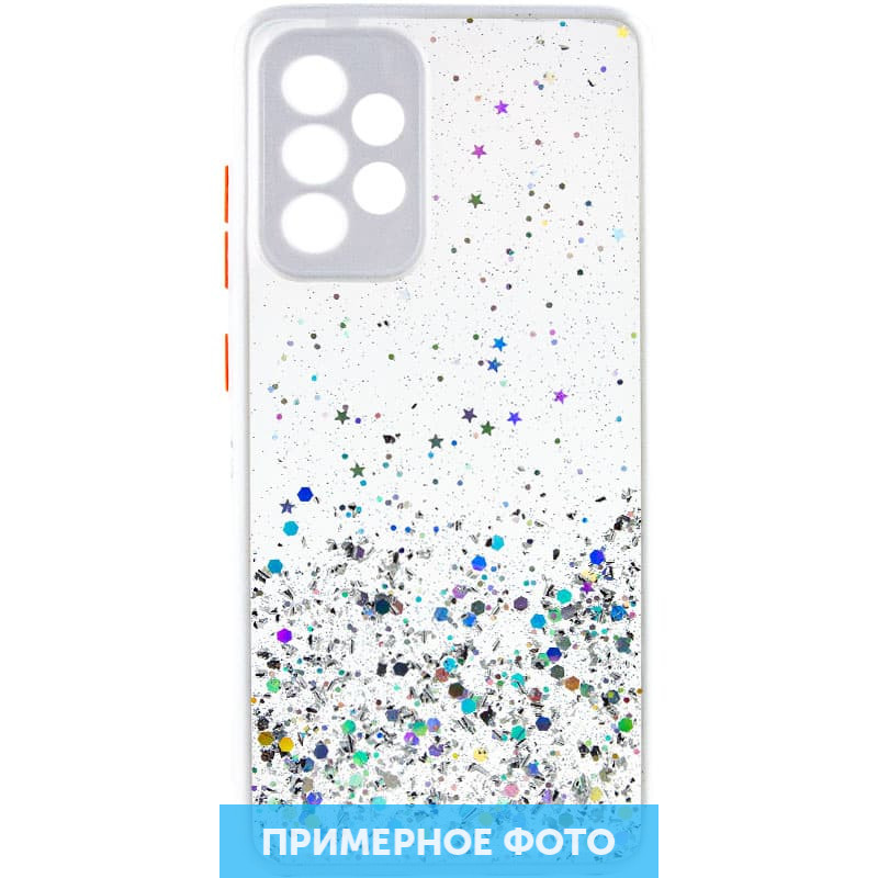 

TPU чехол Spangle star с защитой камеры для Samsung Galaxy M23 5G Белый (213642)