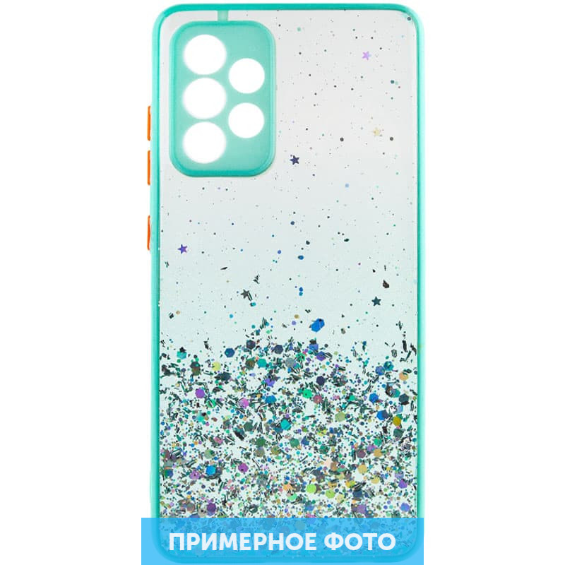

TPU чохол Spangle star з захистом камери для Samsung Galaxy M23 5G (Бірюзовий)