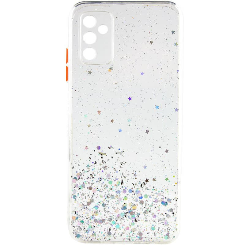 

TPU чохол Spangle star з захистом камери для Samsung Galaxy M23 5G (Прозорий)