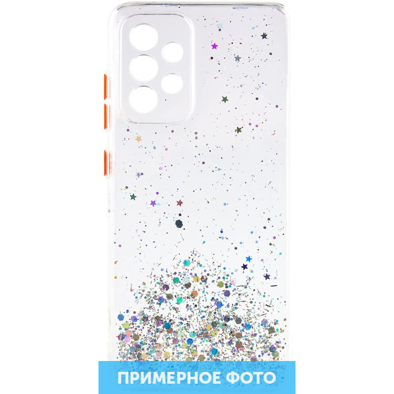 

TPU чохол Spangle star з захистом камери для Xiaomi Redmi 10A (Прозорий)