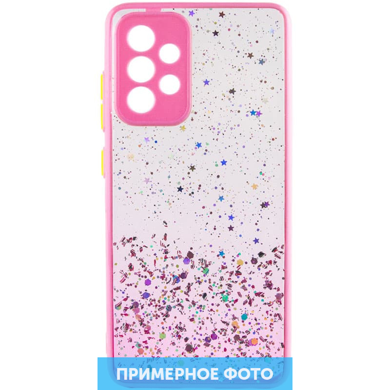 

TPU чохол Spangle star з захистом камери для Xiaomi Redmi 10A (Рожевий)