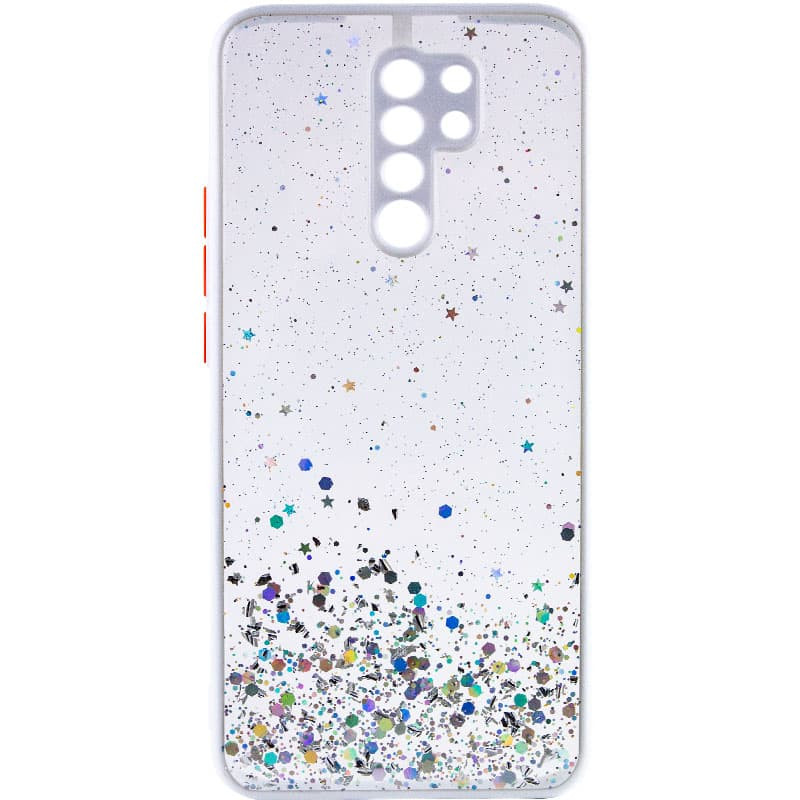 

TPU чехол Spangle star с защитой камеры для Xiaomi Redmi Note 8 Pro Белый (201192)