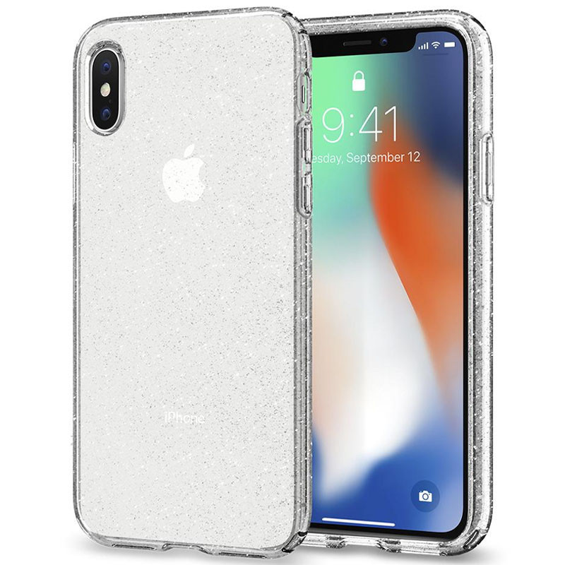 

TPU чохол Sparkle (opp) для Apple iPhone X (5.8") (Прозорий)