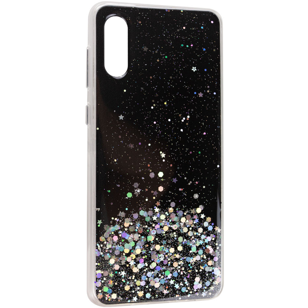 

TPU чехол Star Glitter для Samsung Galaxy A02 Черный (166740)