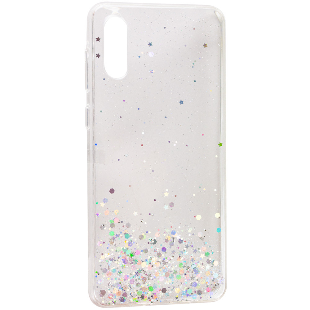 

TPU чохол Star Glitter для Samsung Galaxy A02 (Прозорий)