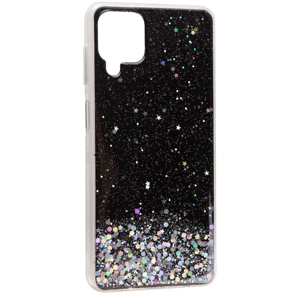 

TPU чехол Star Glitter для Samsung Galaxy A12 / M12 Черный (166745)